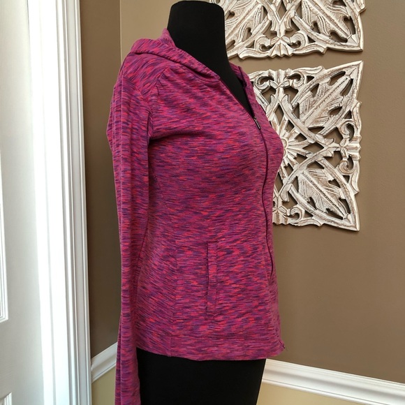 ⭐️ Columbia Pink Space Dye Full Zip Hooded Jacket - Picture 4 of 13